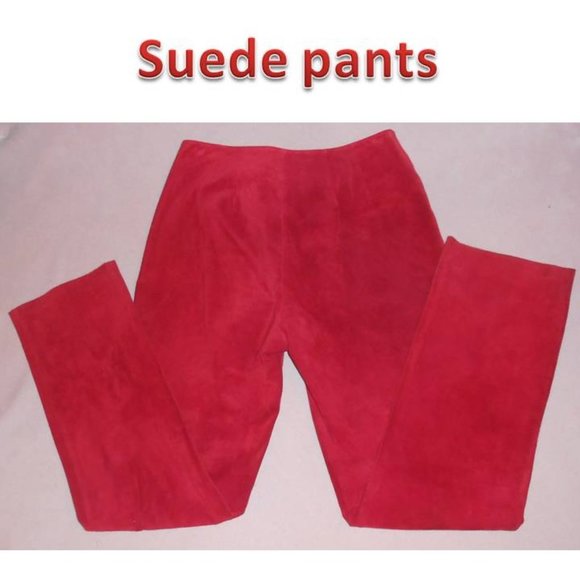 Yvonne Marie Pants - 🔥flash sale 🔥real SUEDE pants size 8